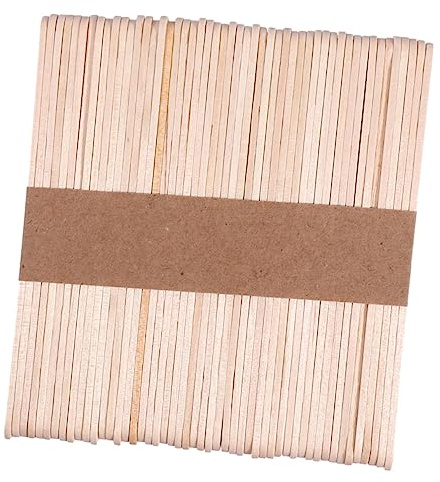 FIXOSHEE 300 Stück Teiliges Haarentfernungsset mit Multifunktionalen Wachs sticks in Drei Formen und Wachs haarentfernungs papieren Praktische Holz wachsapplikatoren für Gesicht Körper und