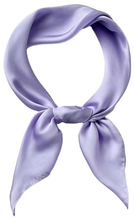 jerbro Damen Chiffon Seidentuch Schals Seidenschal Bandana Halstuch Kopftuch Geschenk Frauen Mädchen Halloween Karneval Kostüm Zubehör