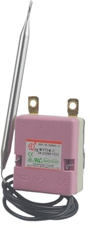 1 pz. Interruttore termostato for scaldabagno elettrico, limitatore di temperatura regolabile a 75°.(Type C screw Fixed)