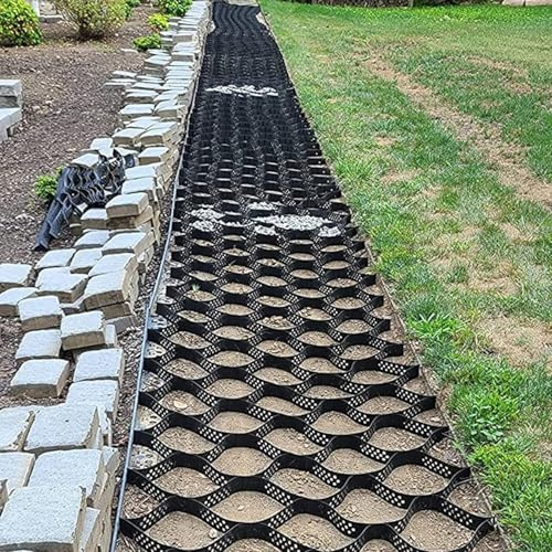 Grille de stabilisation de gravier robuste pour allées et aménagement paysager