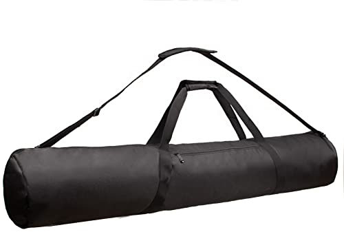 Sac Trépied Rembourré en Oxford Sac de Transport avec Bandoulière pour Équipement de Studio Photographie Appareil 120x20cm