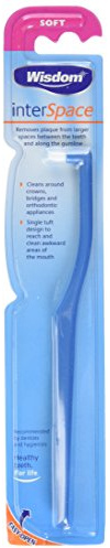 Wisdom Weiche Zahnbürste für Zwischenräume, Sortiert, 6 Stück