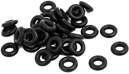 sourcing map 35St Metrische Nitrilkautschuk O-Ringe Dichtung, 7mm AD 3mm ID 2mm Breite