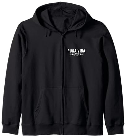 Pura Vida, Costa Rica, Welle, Sonne, Glück, Zufriedenheit Kapuzenjacke