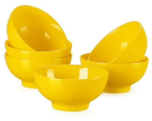 LOVECASA, Series Sweet, Japanese-Style Rice Dessert Cereal Bowls Large Serving Bowl, Soup/Mixing/Fruit/Noodle/Ramen China Bowl