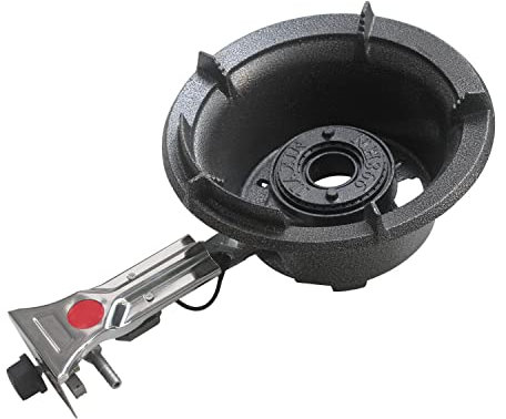 Gaskocher gusseisen hockerkocher camping campingkocher outdoor gaskocher professionell hochleistungsbrenner propan profi (300mm Durchmesser)