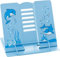 N\C Leggio in Metallo per Libro, Leggio Libri Regolabile, Multifunzione Leggio Libri, Altezze Regolabile, per Libri, Cellulare, cuochi Ricette, Porta Copia, iPad, Tablet, Casa, Ufficio(Blu)