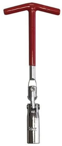 E-BIKERS Zündkerzenschlüssel 18 mm T-förmig abziehbar Länge 220 mm