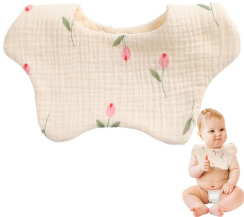 Kinder-Lätzchen, weiche reine Baumwolle, für alle Jahreszeiten, leuchtende Farben, gute Wasseraufnahme, Kinder-Stillbedarf für und Mädchen Dudok