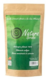 Natura-Spirulina Espirulina artesanal 100% en Hebras (1x100gr Hebras)