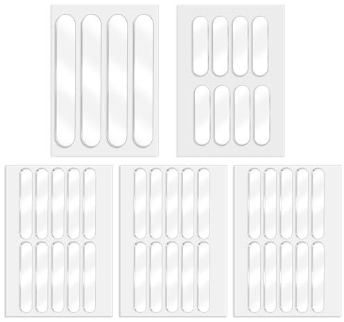 TIESOME 42 Stück Möbelstoßstangen, 3 Größen Elastikpuffer Silikon Schutzpuffer für Möbel Selbstklebend Möbelpuffer Transparent Lärm Dämpfung Pads für Tür Schubladen, Schränke, Notebook