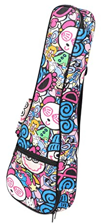 VICASKY Custodia da 21 Pollici e in Plastica Pratica e Comoda Trasporto per Borsa Tracolla Resistente Ukulele Uso Quotidiano