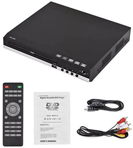 HD-229 hem-DVD-spelare DVD-CD-skivspelare digital multimediaspelare U-diskuppspelning HD-AV-utgång med fjärrkontroll, U-diskuppspelning