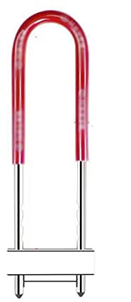 Candados Pesados Candado en U para Bicicleta, candado en Forma de U para Exteriores, candado en U para Puerta de Vidrio, Herramienta de Seguridad para Ciclismo de Alta Resistencia, candados
