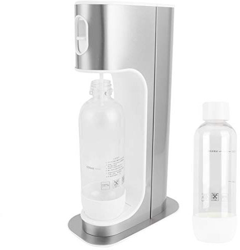 Vomeko Máquina portátil de agua con gas y burbujas, fácil de hacer refrescos, máquina de hacer refrescos, máquina de agua con gas, para uso comercial en el hogar