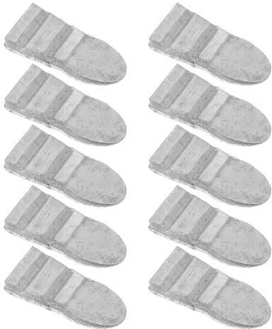 ASAKKURA 10pcs Steel Axe Handle Reinforcement Wedge Hammer Handle Wedge Silver Sturdy Efficient Booster for Heavy-Duty Construction Projects