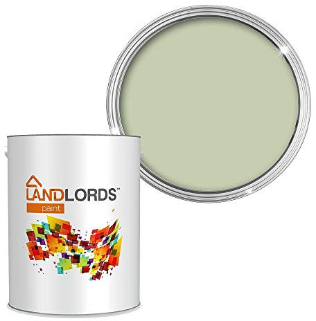 Landlords Anti Damp Paint | Matt Finish | Prevent Build-up of Mildew | Paint for Wall and Ceiling | Anti Condensation and Mould | 5L Sage Green