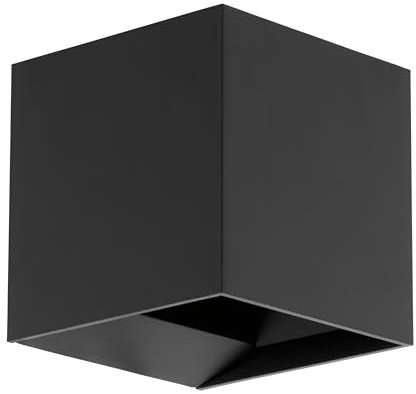 EGLO LED-utomhusvägglampa CALPINO, utomhuslampa med 2 lampor, vägglampa i aluminium, färg: antracit, IP54