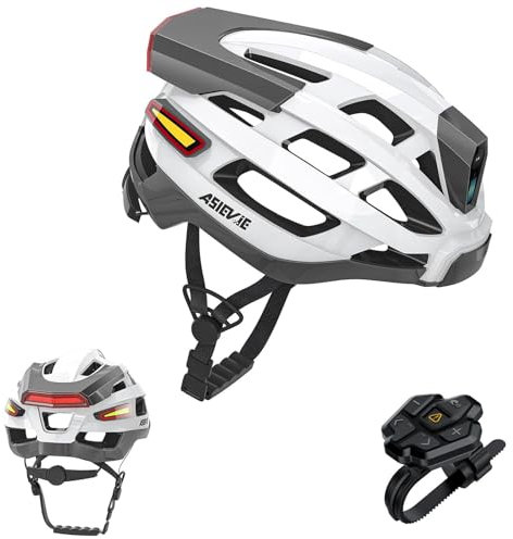 Fahrrad-Smart-Reithelm Fahrrad Helm mit Bluetooth-Funktion, Vorder- und Rücklicht - Geeignet für E-Bikes, Roller, Pendlerräder, Mountainbikes, CPSC, FCC-konform