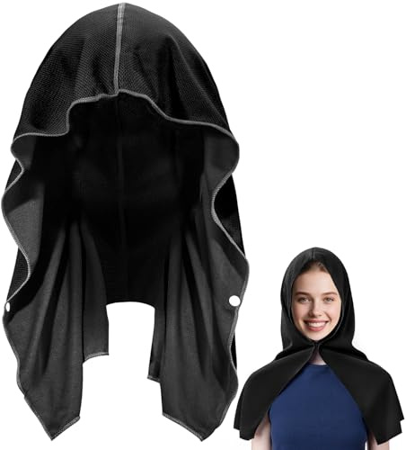 Asciugamano Rinfrescante Sportivo, Bandana Refrigerante, Asciugatura Rapida Asciugamano con Cappuccio Rinfrescante, Asciugamani Rinfrescanti per Collo e Viso per Sport Campeggio Spiaggia Aperto