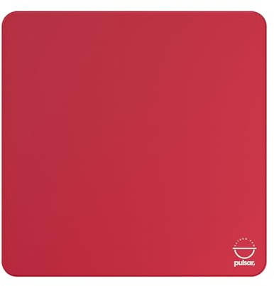 Pulsar Gaming Gears Esports Saturn Pro Gaming Mousepad – Slow Control Surface for Precise Aim & Stable Tracking (X-Large SQ, Soft, Radiant Ruby)