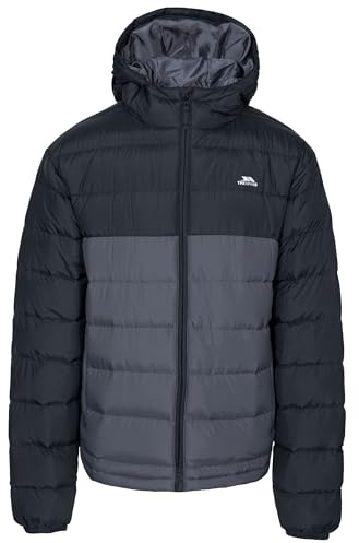 Trespass Mens Padded Water Resistant Jacket Oskar Black in Size - XL