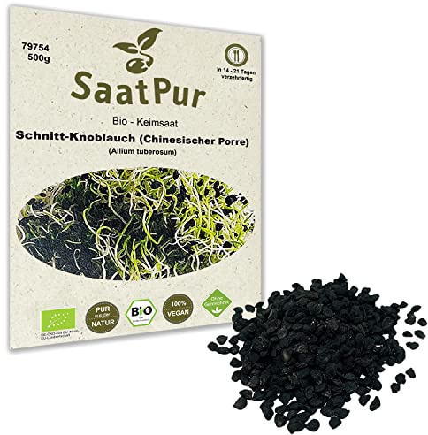500 g BIO Keimsprossen Chinesische Porree Keimsaat für die Sprossenanzucht Sprossen Microgreen Mikrogrün