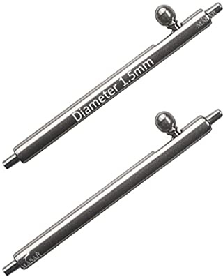 masar 22mm Ø 1.5mm Premium Quick Release Federstege Armband Schnellspanner Uhrenstifte (2 PCS.) 22 mm 1.5 mm