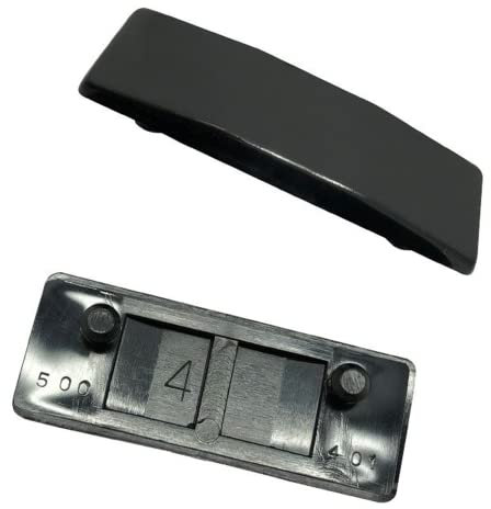 Cuñas UPVC Cockspur de 10 a 3 mm incluidas, color negro