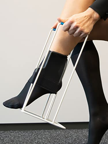 RelaxSan Sockenanziehhilfe SD2011 - Anziehhilfe für Kompressionsstrümpfe, Strumpfanziehhilfe