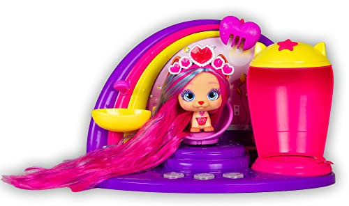 VIP PETS Glam Gems Il Salone di Fabio and Fabia, Set da parrucchiere con l'esclusiva bambola Shiara e 17 accessori, Regalo giocattolo per bambini e bambine dai 3 anni in su