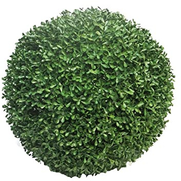 artplants.de Künstliche Buchsbaum Kugel Fritz, Kunststoffgitter, crossdoor, Ø38 cm - Deko Buchskugel