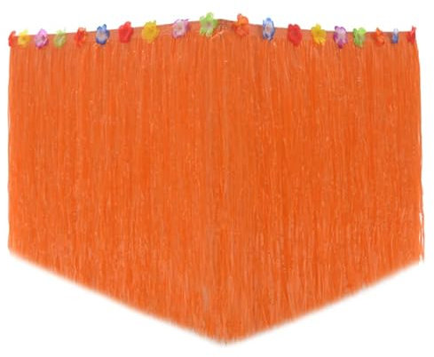 Glitter Dekoration Tisch Rock Party Tischrock DIY Grasröcke Hochzeit Geburtstag Sommer Strand Tischdecke Gartendekoration Zubehör (Color : Orange)