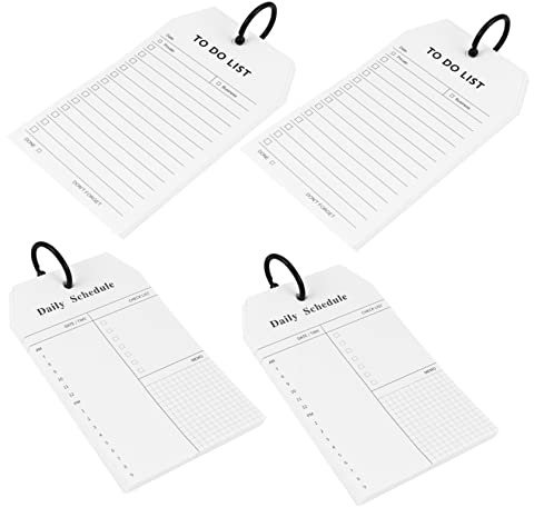 Ciieeo 4stücke Pack Zerreissbare Memo-notizen Handliches Memo-notizbuch Terminplan-notizbuch Planungsbuch