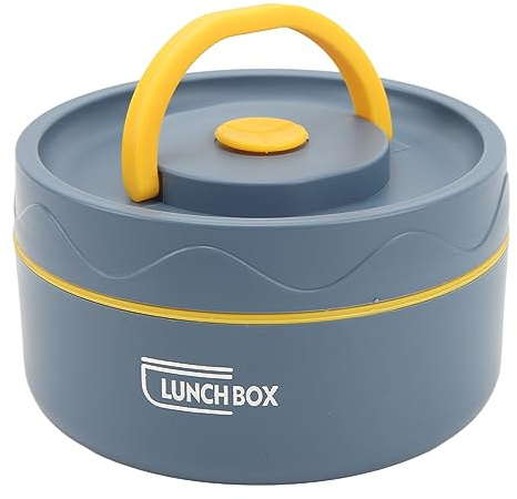 Zerodis Contenitore Box, Sigillante Lunch Box Termoisolante Contenitore per Alimenti Sottovuoto Contenitore Portatile Contenitore per Snack in Acciaio (Stile forno a
