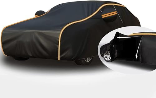 Autoabdeckung für den Außenbereich für VW California T6 MPV, Autoabdeckungen, wasserdicht, atmungsaktiv, mittel, Allwetterschutz, Regen, staubdicht, kratzfest, Outdoor-Vollgarage (Farbe: C, Größe: