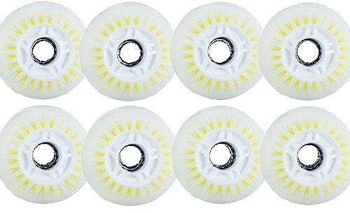 Skateboard-Räder, Skate-Räder, 8 LED-Inline-Rollschuh-Räder für den Innenbereich, leuchtende Räder zum Sliden, für den Außenbereich.