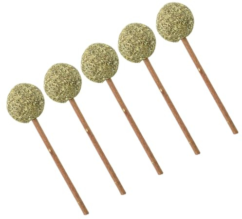 Hohopeti 5piezas Molar Stick De Catnip para Gatos Juguete Interactivo Seguro para Barra De Masticar para Limpiar Dientes y para Gatos y Medianos
