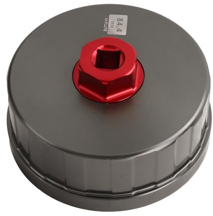 VOBOR Ölfilter Schlüssel, Motoröl Filters Chl üssel, 84,4mm 14 Flöten Ölfilter Entfernungs Werkzeug für mit 3,0-l-Motoren