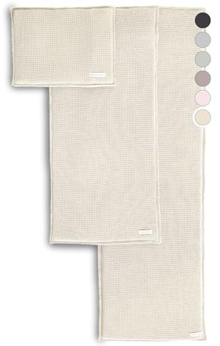 SAUNASOFA Coussin de siège pour sauna 1 place – Coussin pour banc de sauna et cabine infrarouge en coton – Lavable, respirant, fabriqué à la main en Europe – Coussin de sauna naturel