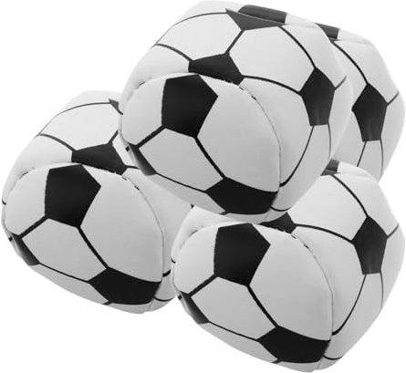 TOYANDONA 4-teiliges Sandsack-wurfspiel-Set Für Kinder, Fußball-sitzsäcke Aus Kunstleder, Geeignet Für Spiele Im Innen- Und Außenbereich Und Familienspaß