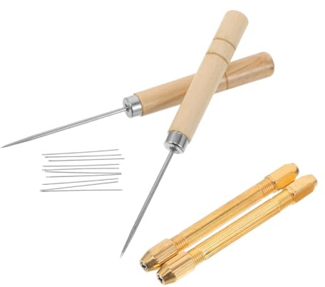 OFFSCH Herramienta de Raíz para Pelo de Muñeca con Mango de Cobre Duradero Agujas Intercambiables para Implantación Precisa Kit DIY para Cabello de Muñeca