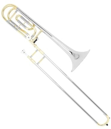 Juego de trombón tenor profesional en tono Sib bañado en cobre