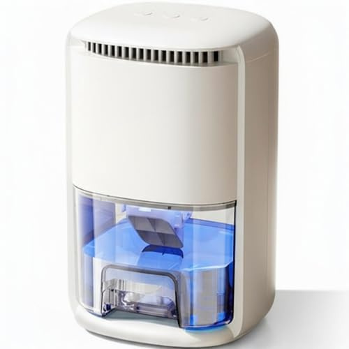 Portatile Deumidificatore Casa Muffa, 1000ml Dehumidifier Piccolo Deumidificatore Armadio Bagno Silenzioso Professionale Portatile Elettrico Interno Deumidificatori