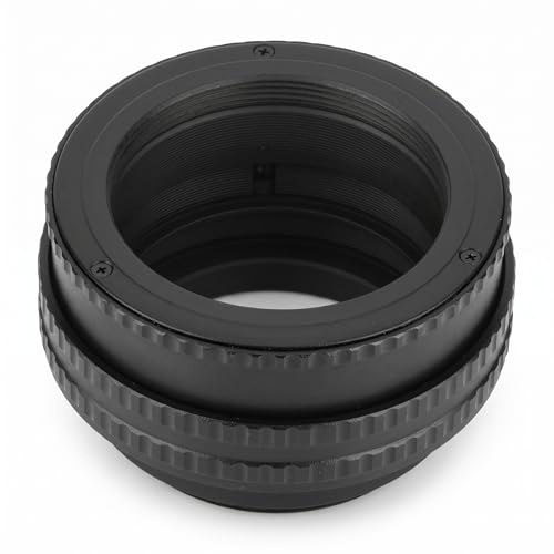 Topiky M42 bis M42 Einstellbare Fokussierung Helicoid Makro Verlängerungsrohr Objektivadapter Zubehör (17-31mm)