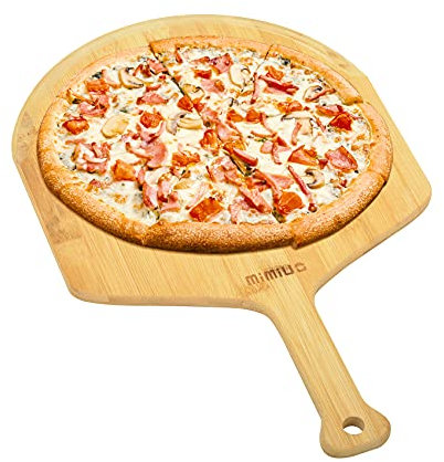 Mimiuo di pala para pizza,Espátula para Pizza de Madera para Pizza, Pan O Tartas,Hacer Pan en el Horno