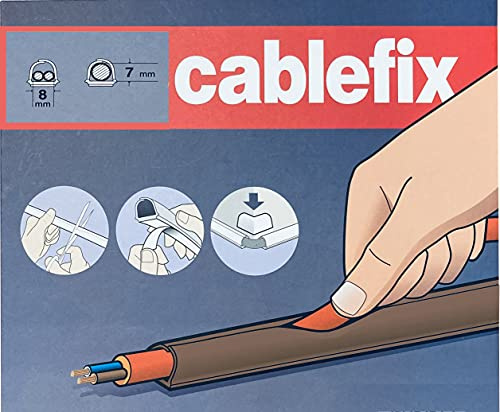 Canalina Ades.inofix 8x7mm Lungh.4mt Marrone Pz 1,000