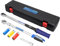 Goodyear Juego de cambio de rueda, 6 piezas, llave dinamométrica + carraca reversible + juego de 3 llaves de vaso + extensión, caja, color negro