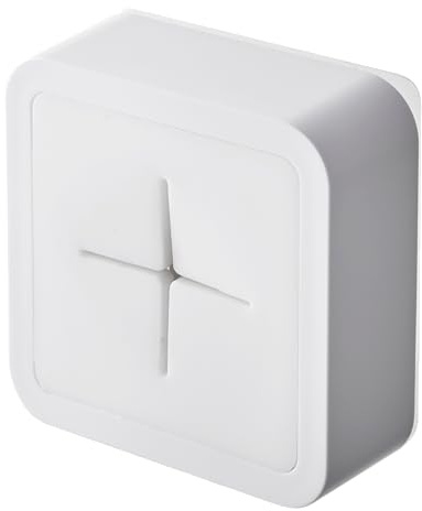 YAMAZAKI 5629 TOWER Film Hook Towel Holder, white, ABS Resin/Silicone FILMHOOK : Polycarbonate/PET/Polyurethane, 5.5 x 2.3 x 5.5 cm