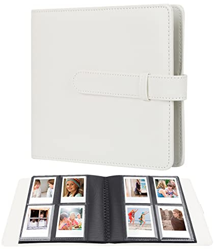 256 Pockets Photos Album for Polaroid Go Everything Box Camera and Instant Film,Polaroid Go Photo Album Book(White)